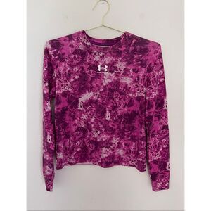 Under Armour Rival Terry Print Crew Sweatshirt Size XS NWT